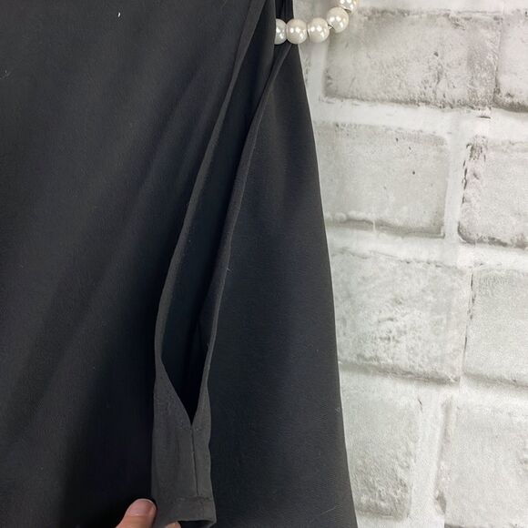 TCEC Women’s Romper Black White Slit Shoulder Size Small - Picture 10 of 13